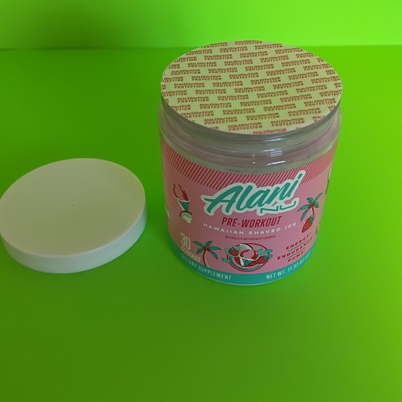 Alani NEW PRE Workout 30 Servings Hawaiian Shaved Ice Flaver - Picture 5 of 7